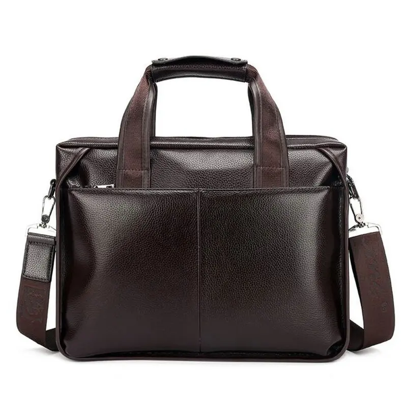

Genuine Leather Bag Casual Men Handbags Cowhide Men Crossbody Bag Men's Travel Bags Laptop Briefcase Bag for Man
