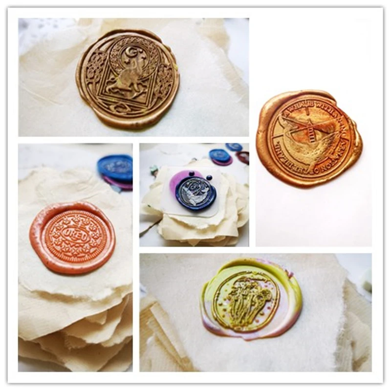 Латунный штамп в стиле ретро с изображением папоротника листа звезды неба кота