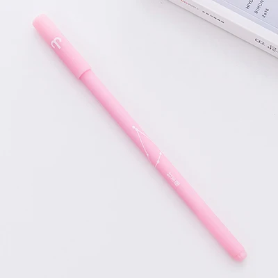 Aries 1Pcs Корейская Милая Созвездие мультипликационная гелевая ручка Kawaii Animal Русалочка хвост стационарный студент, школа, офис материал канцелярские вещи - Цвет: Aries 1Pcs