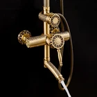 Смесители для душа античный набор для душа для ванной комнаты настенный латунный ручной душ Chuveiro Do Banheiro 9712