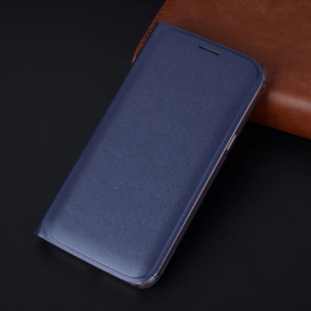 Dark blue Откидной кожаный чехол для телефона samsung Galaxy J2 Pro J2 J22018 Galaxy J2 J 2 J2pro SM J250F J250 тонкий Чехол-бумажник для карт - Цвет: Dark blue