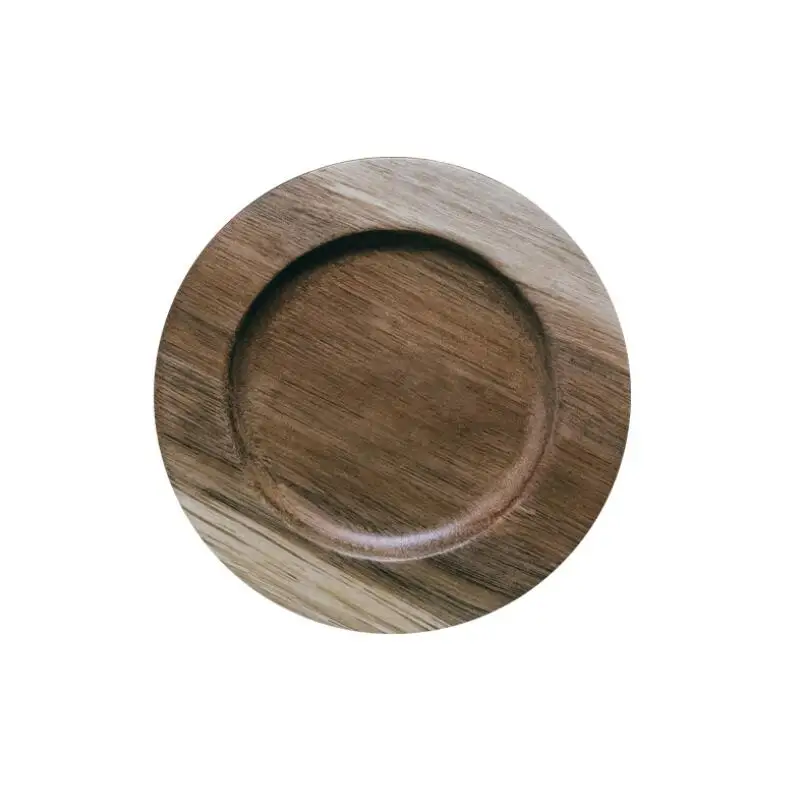 Европейский стиль блюдо для закусок из массива дерева простая кофейная кружка