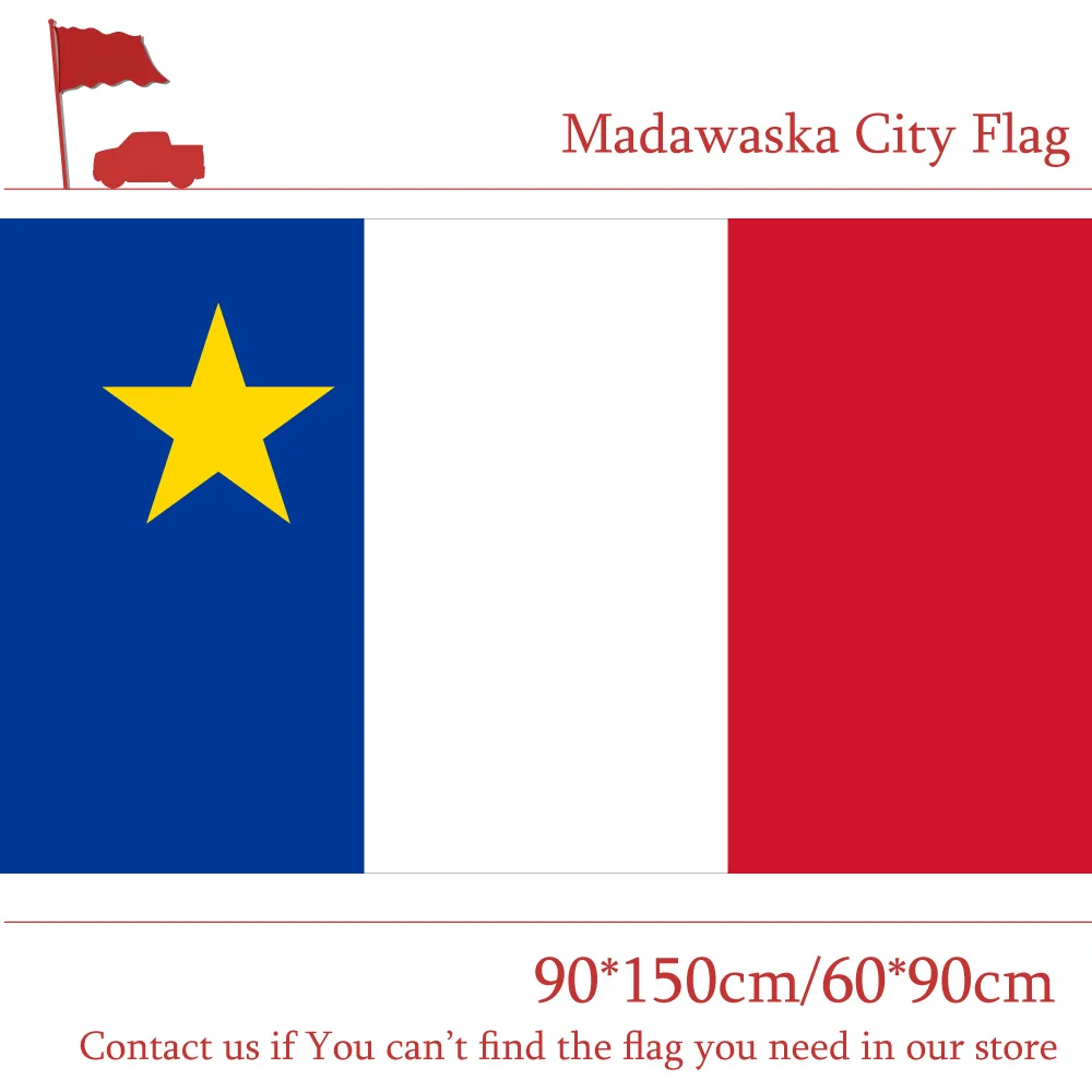 

Madawaska город флаг штат Мэйн 90*150 см 60*90 флаг 3x5ft цифровая печать, полиэстер для кампании голосовать