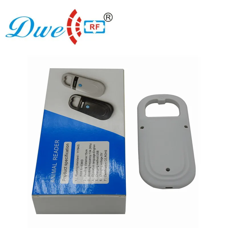 РЧ считыватель для ушей мини fdx-b дисплей rfid 134,2 кГц em4305 pet/животное id считыватель сканер 125 кГц