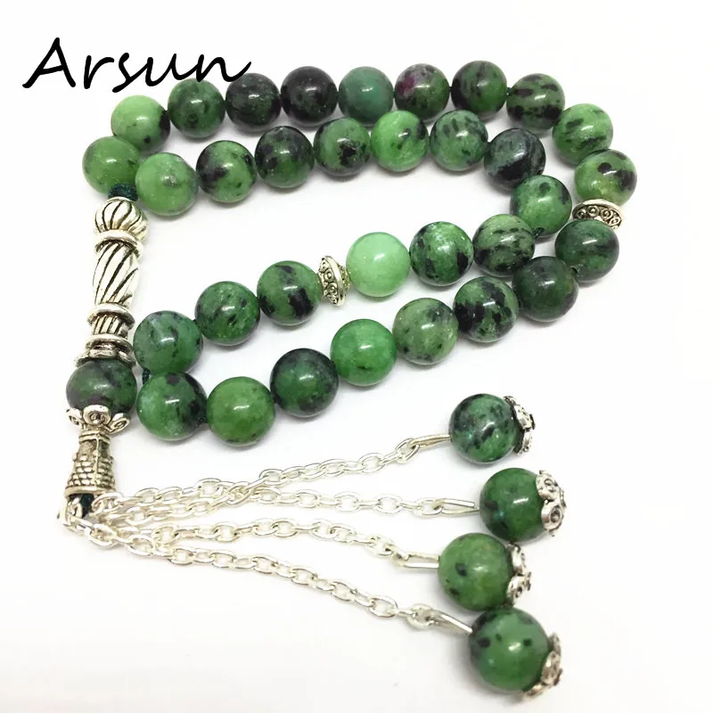 Натуральный камень мусульманский молитвенный бисер ислам ic Tasbih Бог молитвенные четки Tesbih ислам Misbaha