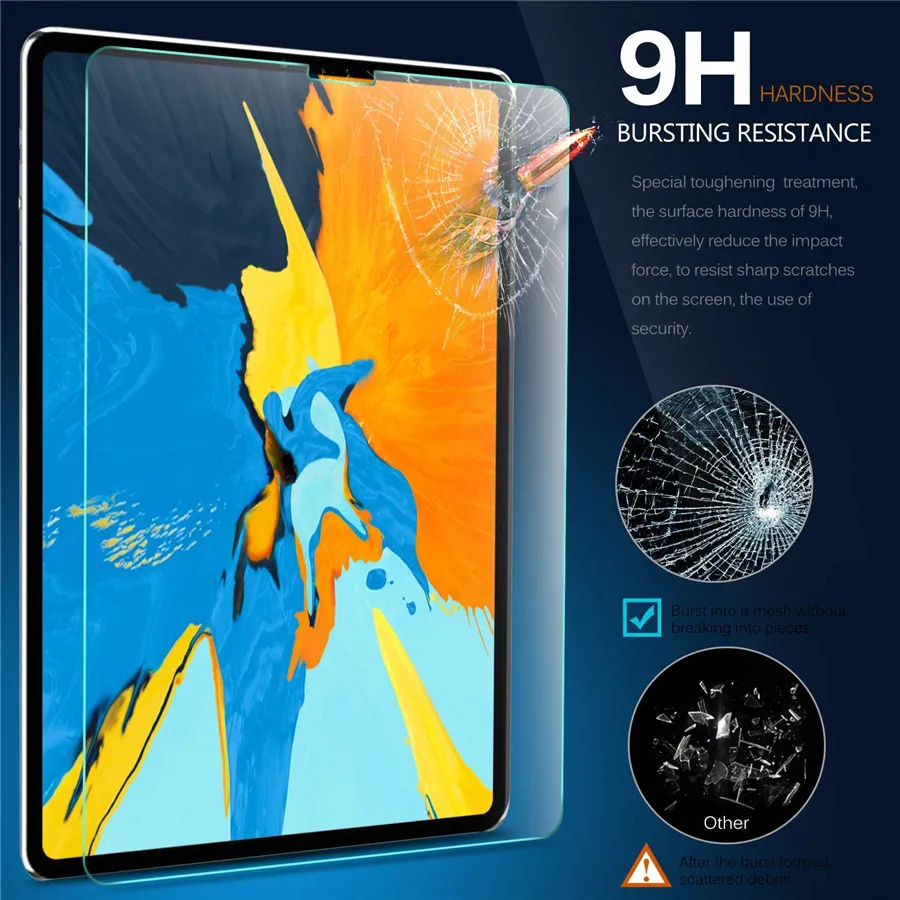 2 шт./упаковка протектор экрана из закаленного стекла для Apple ipad pro 11 2018 твердость 9H