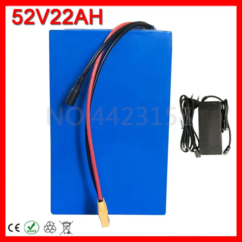 52V литиевая батарея 52v 22ah Электрический велосипед 51 8 V 22AH литий ионный аккумулятор