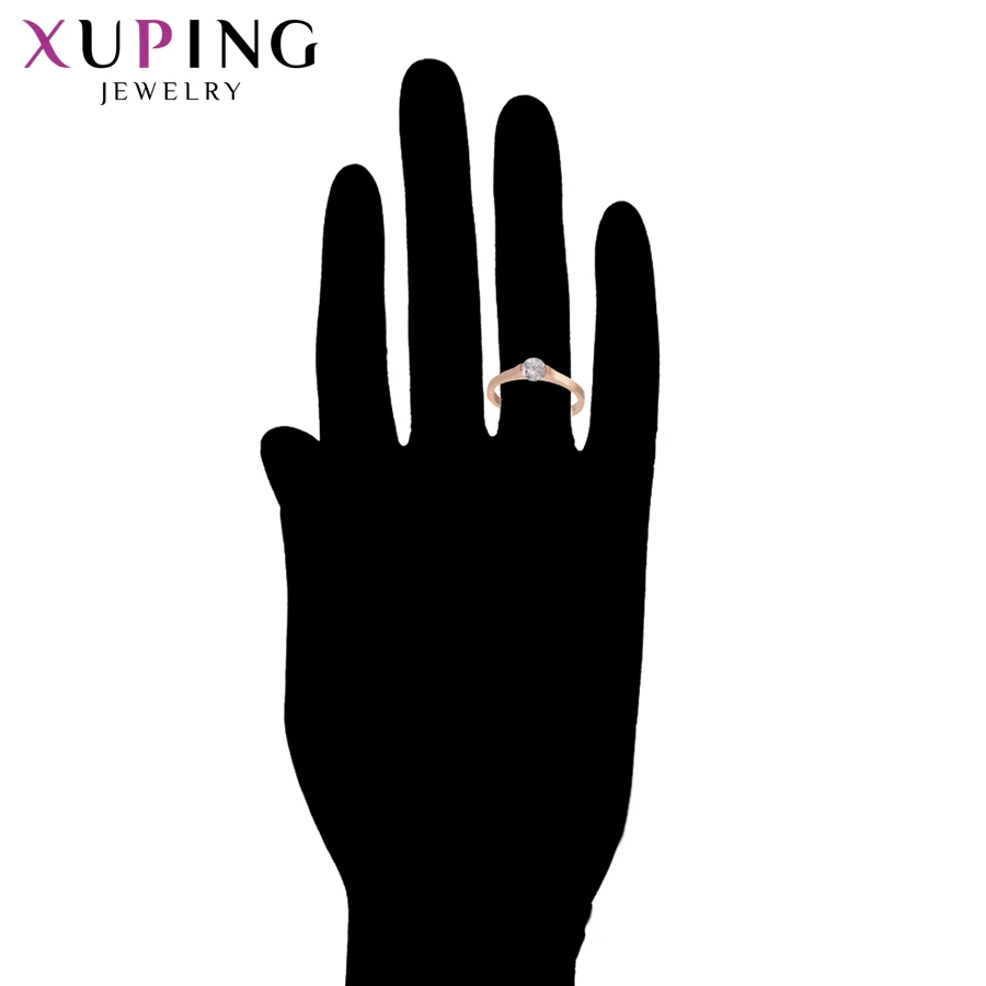

11.11 Deals Xuping Ring jewelry for Women Stainless Steel Charms Styles Family Party Birthday Fashion Prime Gift 16248