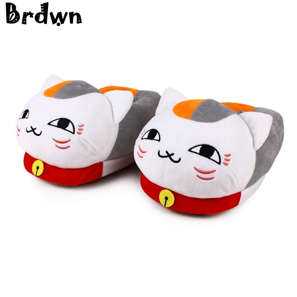 Brdwn OW DVA Reaper коричневый Monokuma Kantai Коллекция Fate Saber Natsume Madara 26 см/10 ''Косплей Мягкие плюшевые теплые тапочки