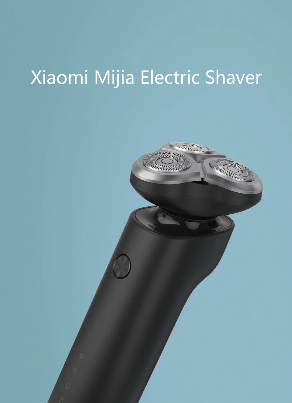 Новая Оригинальная электрическая бритва Xiaomi Mijia с 3 головками, гибкая, сухая, влажная, моющаяся, с двойным лезвием, турбо+ режим, удобная, чистая