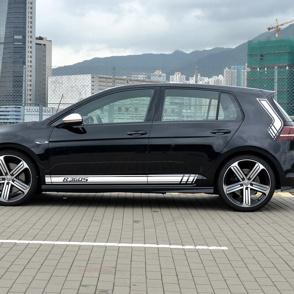 Стайлинг автомобиля дверные боковые полосы капот задняя боковая юбка фонарь для