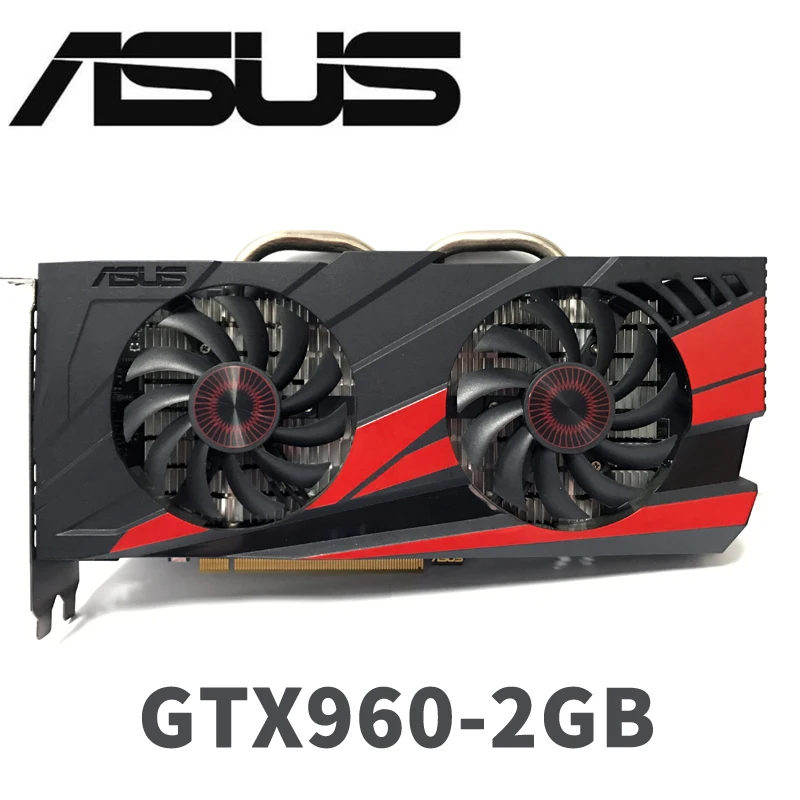 Asus GTX-960-OC-2GB GT960 GTX960 2G D5 DDR5 128 Bit nVIDIA PC настольные видеокарты PCI Express 3,0 компьютерные видеокарты