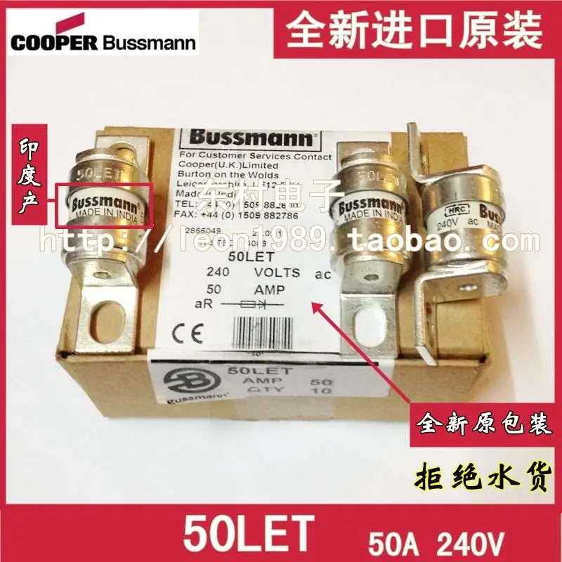 US BUSSMANN Предохранитель 25LET 32LET 35LET 50LET 50A 240В предохранитель|240v fuse|bussmann fuse50a fuse |