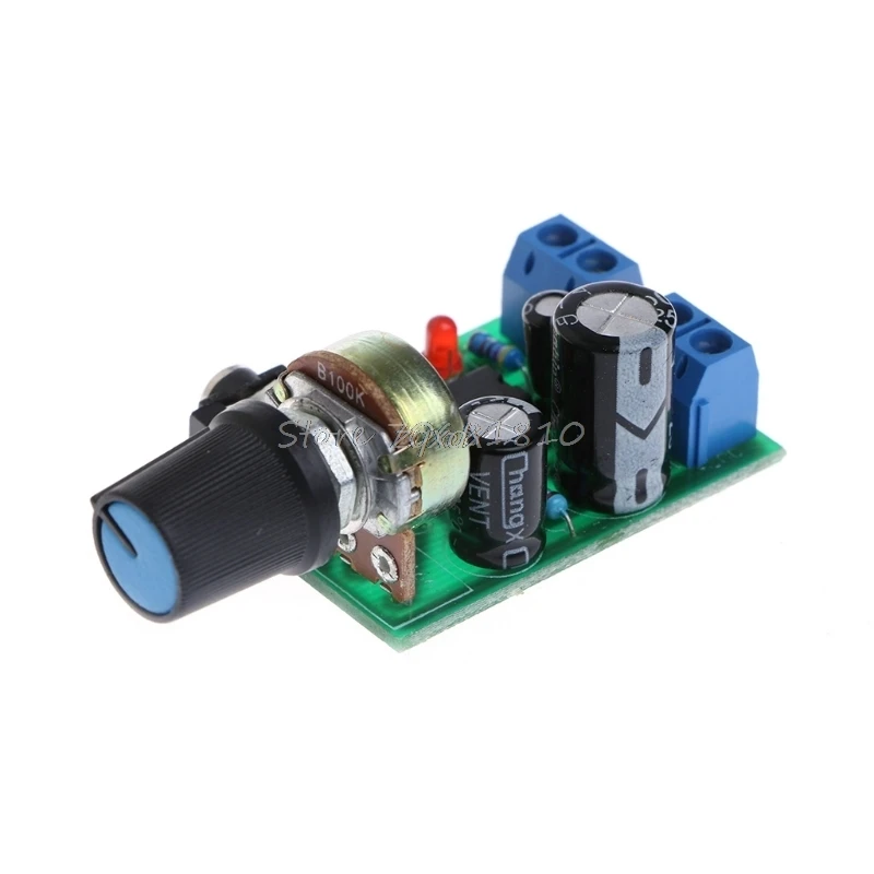 Плата усилителя мощности LM386 Mini Audio регулируемый громкость постоянный ток 3 В ~ 12 5