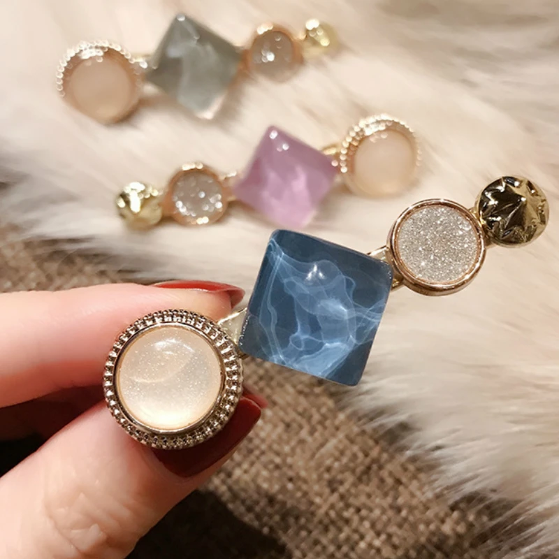 6 типов заколки для волос элегантные женские принцессы Ретро украшение заколка с