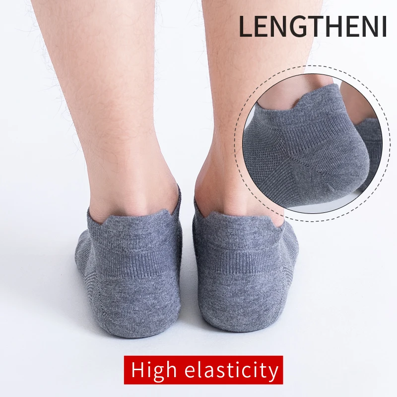 5 Pair Thin Cotton Mesh Socks Invisible Ankle Man&ampWomen Short Summer Breathable cycling socks Male Soft Crew Boat Pairs | Мужская