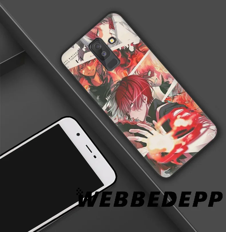Мягкий силиконовый чехол WEBBEDEPP My Hero academic для Samsung Galaxy A9 A8 A7 A6 Plus 2018 A5 A3 2017 2016 Note 9 8 |