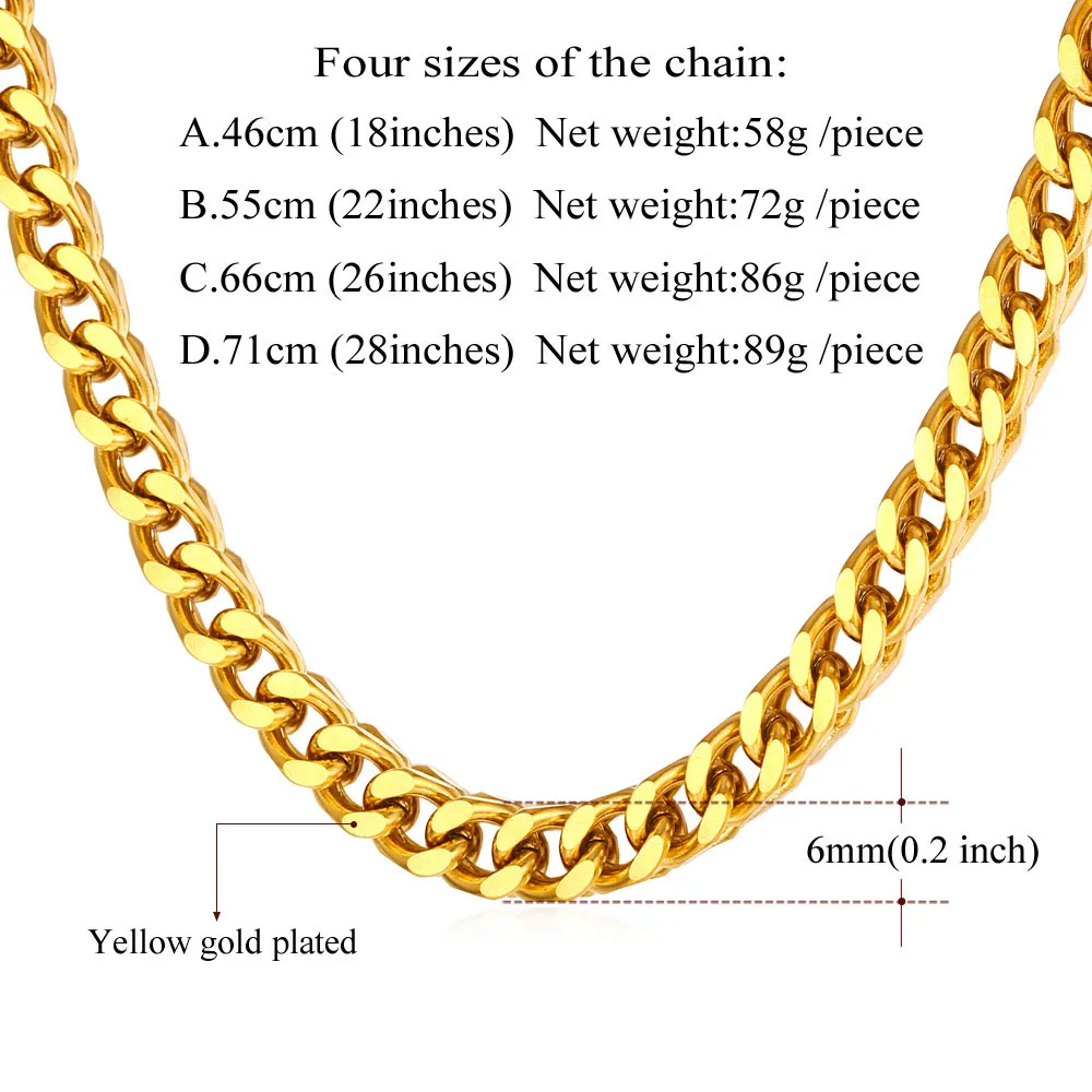 Ссылка цепочка на шею для мужчин в стиле &quotхип-хоп&quot коробка панцирного