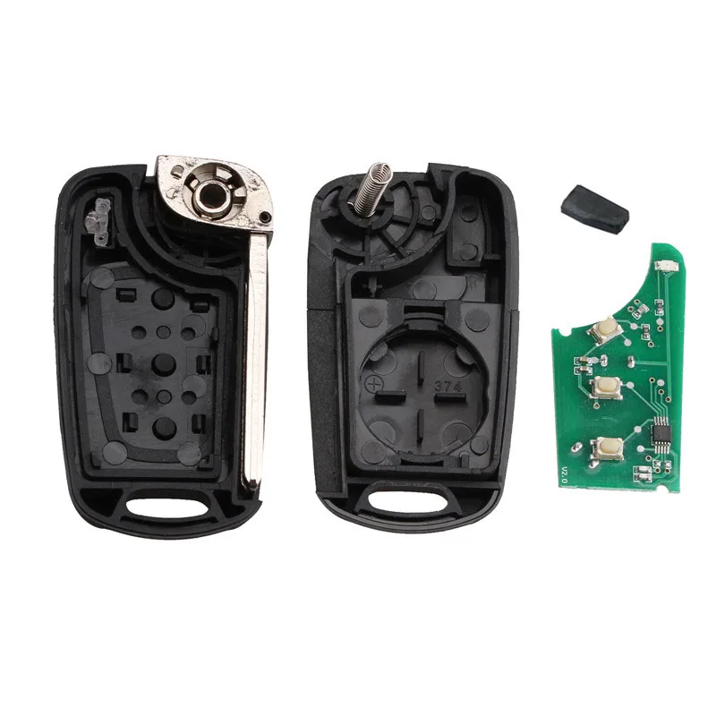 QWMEND 433 МГц Флип Полный дистанционный брелок DIY для Hyundai IX30 I20 I30 2008 2009 2010 2011 2012 ключи