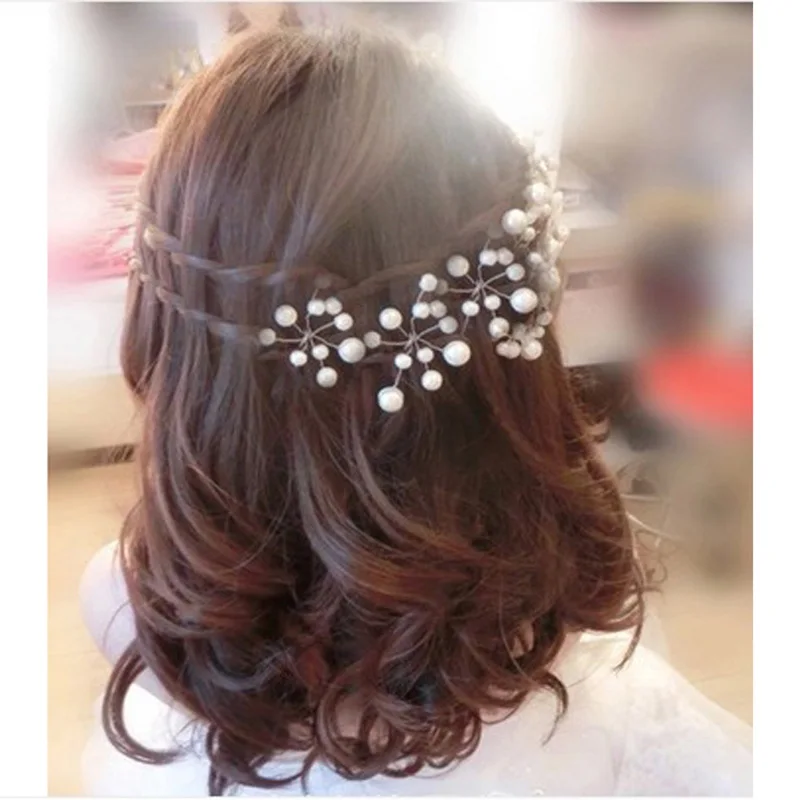 Женские Романтические Аксессуары на палочках заколки для волос с искусственным