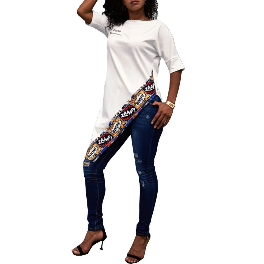 Dashiki Fashion Design African Traditional Printed Dashiki T-shirts For Tribal Ethnic Succunct Hippie
