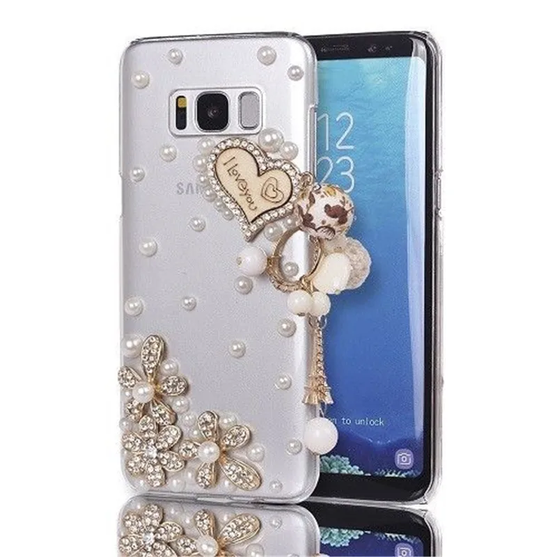 LaMaDiaa 3D Кристалл Алмаз ручной работы Bling чехол для телефона для samsung Galaxy S10 lite S7 edge S8 S9 Plus Note 10 Note8 Модный чехол