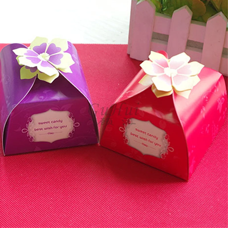 Китайский ретро цветок лотоса Свадебная коробка для конфет лучшее пожелание