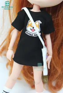 Одежда Blyth, модная длинная футболка, носки карамельных цветов для 28-30 см, аксессуары для кукол Blyth Azone 16