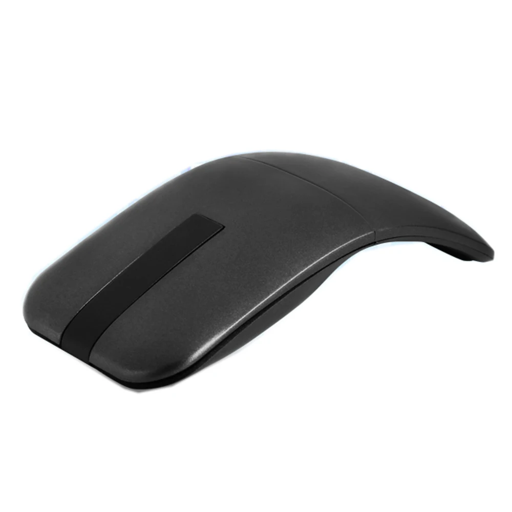 Folding Mouse CHUYI 2,4G Беспроводная вращающаяся на 360 градусов Складная Мышка оптическая эргономичная Mause ультра-тонкая Arc сенсорная мышь для microsoft mouse - Цвет: Folding Mouse