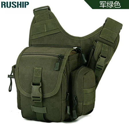 Army Green Большая Cедловидная плечевая сумка.Комфортная и эргономичная многофункциональная тактическая сумка для полевых операций или повседневного использования.Качественная изготовления и современные материалы.Изделие прочное - Цвет: Army Green