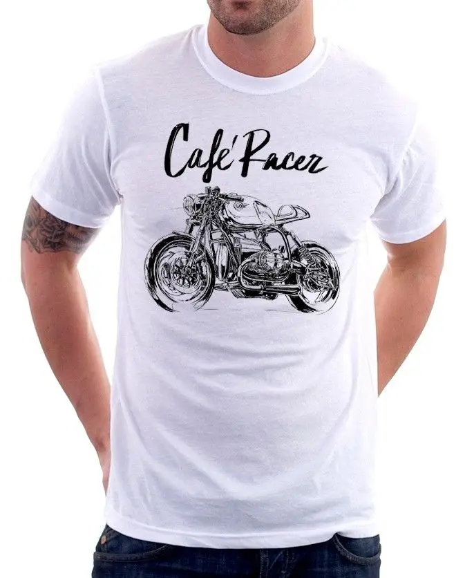 

Tops Summer Cool Funny T-Shirt Boxer Airhead Cafe Racer Rt1200 Motorbike R80 Adventure White T-shirt FN9169 Print T Shirt Men