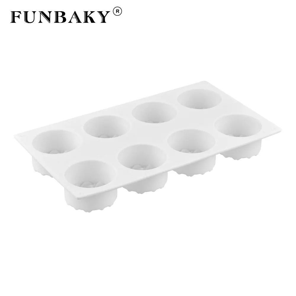FUNBAKY 6 Полость вокруг формы мусс силиконовая форма для торта инструменты для выпечки силиконовая форма для выпечки 3D сковорода украшения десертные формы