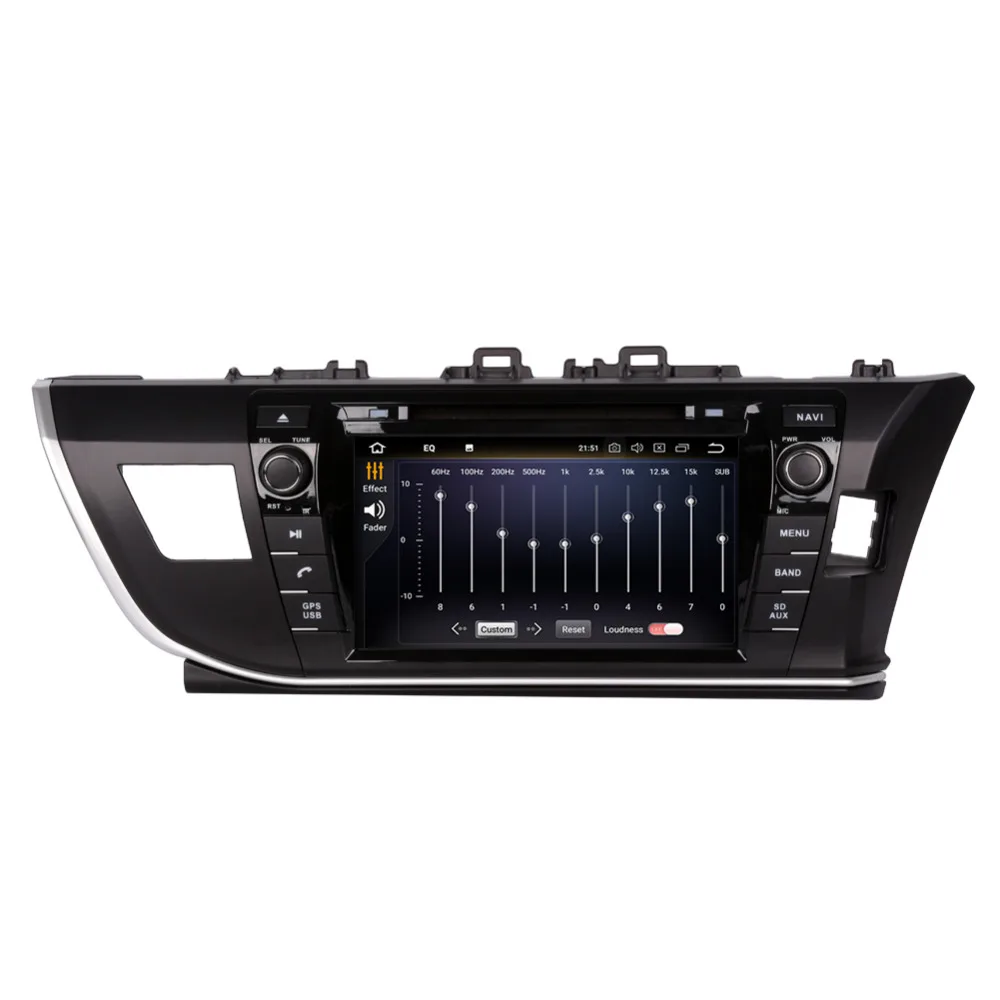 Android 8.0 Octa Core 4GB+32GB Car PC GPS Navi Head Unit For Toyota Corolla 2013- Right Hand Driving Radio Stereo DVD Player | Автомобили