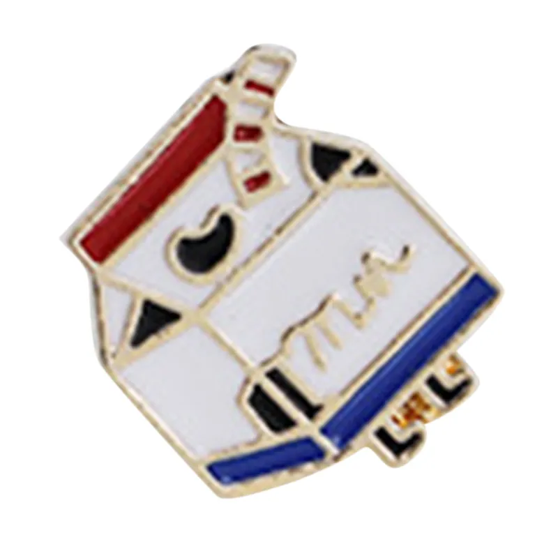 Кнопка Pin набор картофель фри чип колы молоко арбуз гамбургер пицца твердая эмаль