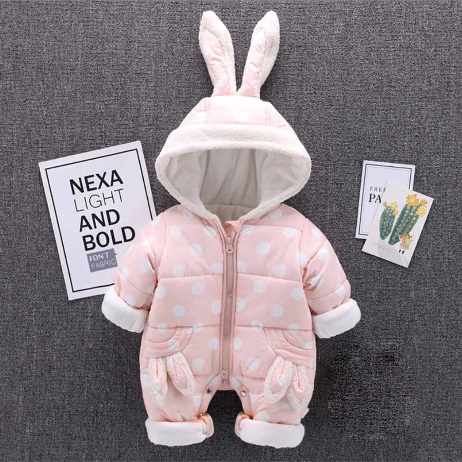 C02 Pink IYEAL/Рождественская одежда для малышей; очень теплый флисовый новогодний костюм с капюшоном и рисунком оленя для маленьких мальчиков и девочек; зимние комбинезоны - Цвет: C02 Pink