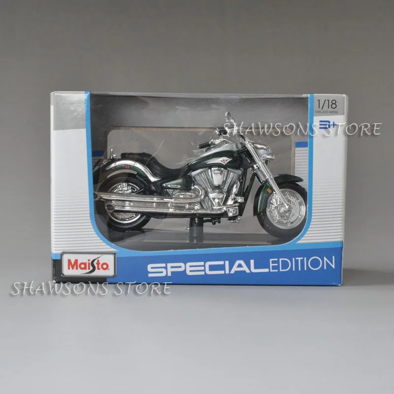 Литая модель мотоцикла игрушки Maisto 1:18 Kawasaki Vulcan 2000 Cruiser Bike миниатюрная Реплика| |
