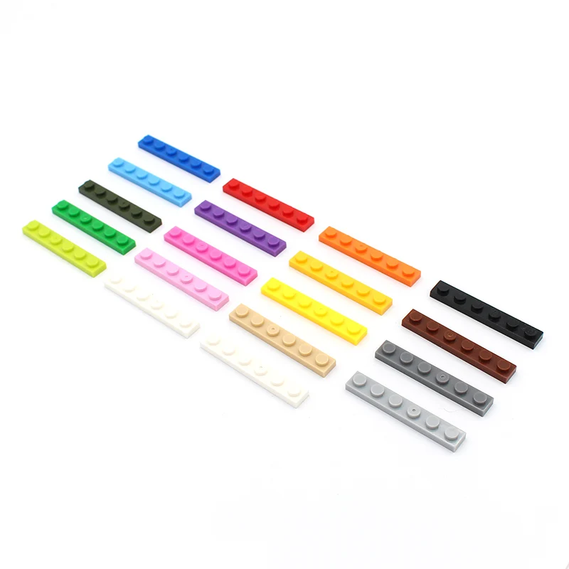 Free Shipping ! Moc Tiles Plate 1x6 3666 Short Piece DIY Enlighten Block Bricks Compatible with Assembles Particles | Игрушки и хобби