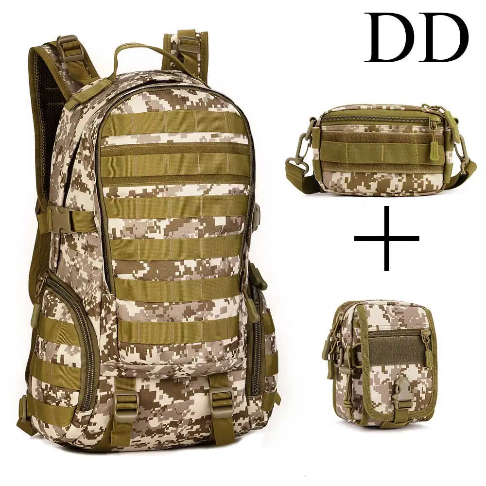 DD SINAIRSOFT Военный Тактический штурмовой пакет армейский Molle Водонепроницаемый Открытый походный кемпинг охотничий комбинированный рюкзак - Цвет: DD