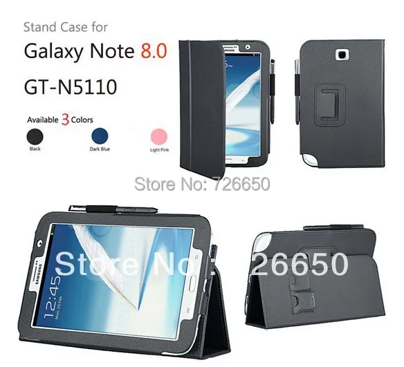Чехол-подставка из искусственной кожи для Samsung Galaxy Note 8 0 | Компьютеры и офис