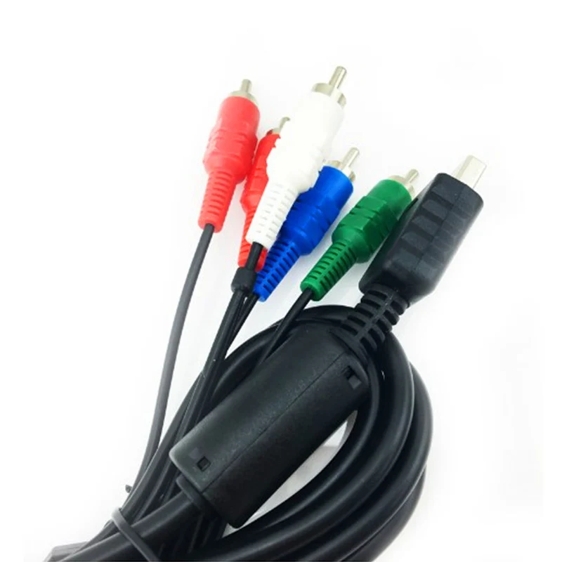 Для PS2 PS3 tv AV Video-Audio R20 аналоговый AV Многокомпонентный кабель 6 футов(1,8 м) для Playstation 2 3