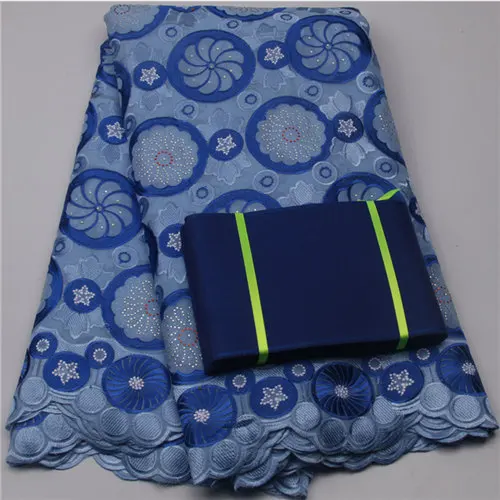 Новые образцы африканская французская вуаль гипюр кружевная ткань с Aso Oke на коричневом желтом цвете MR503B-3 - Цвет: as picture