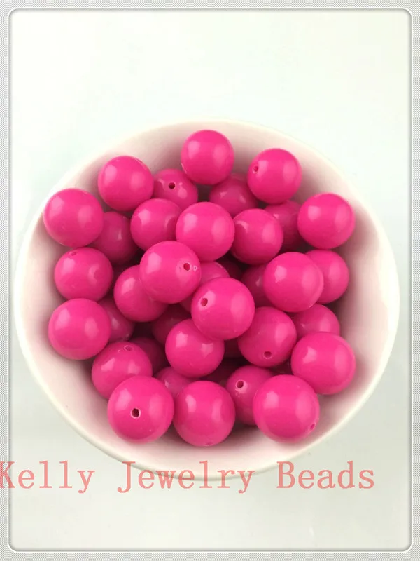 6 мм 3000 шт ярко розовый/королевский синий/яблоко зеленый акриловые бусины Gumball