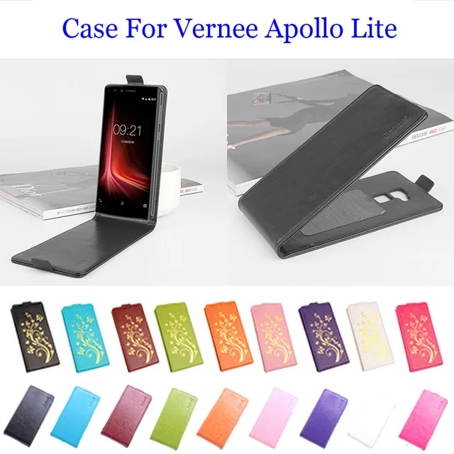 Кожаный чехол для Vernee Apollo Lite чехол-книжка ApolloLite Чехлы мобильных телефонов чехлы