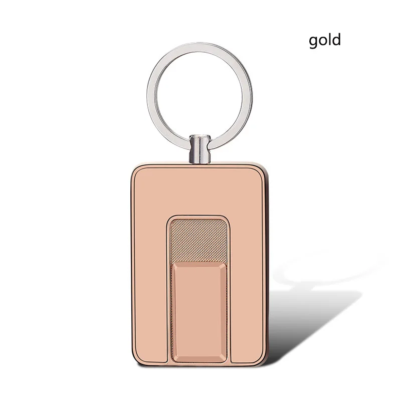 Новая Металлическая usb-зажигалка перезаряжаемая Электронная зажигалка брелок сигарета турбо Зажигалка курительная сигара палсма зажигалка - Цвет: Gold