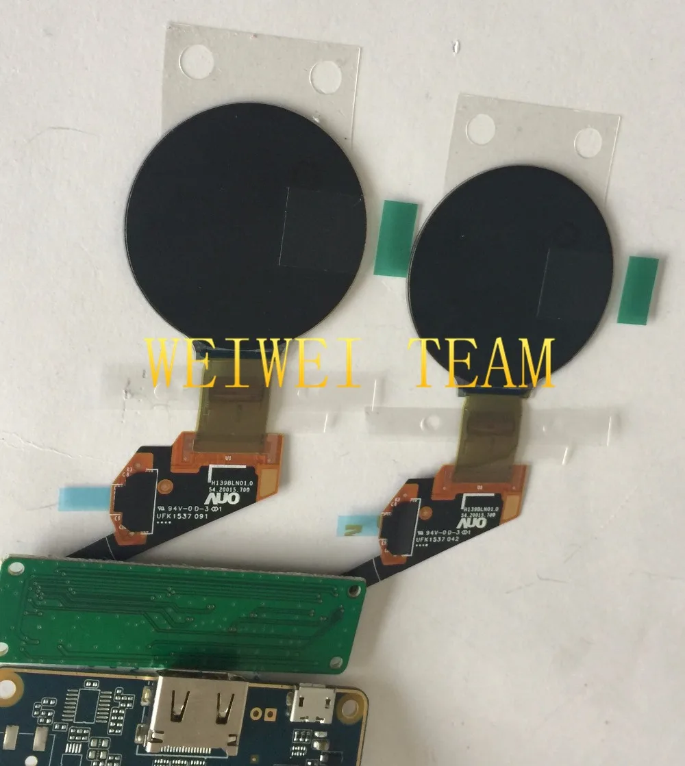 WISECOCO круглый AMOLED 1,39 микро OLED круглый экран MIPI дисплей 400*400 HDMI плата контроллера для смарт-часов/носимых
