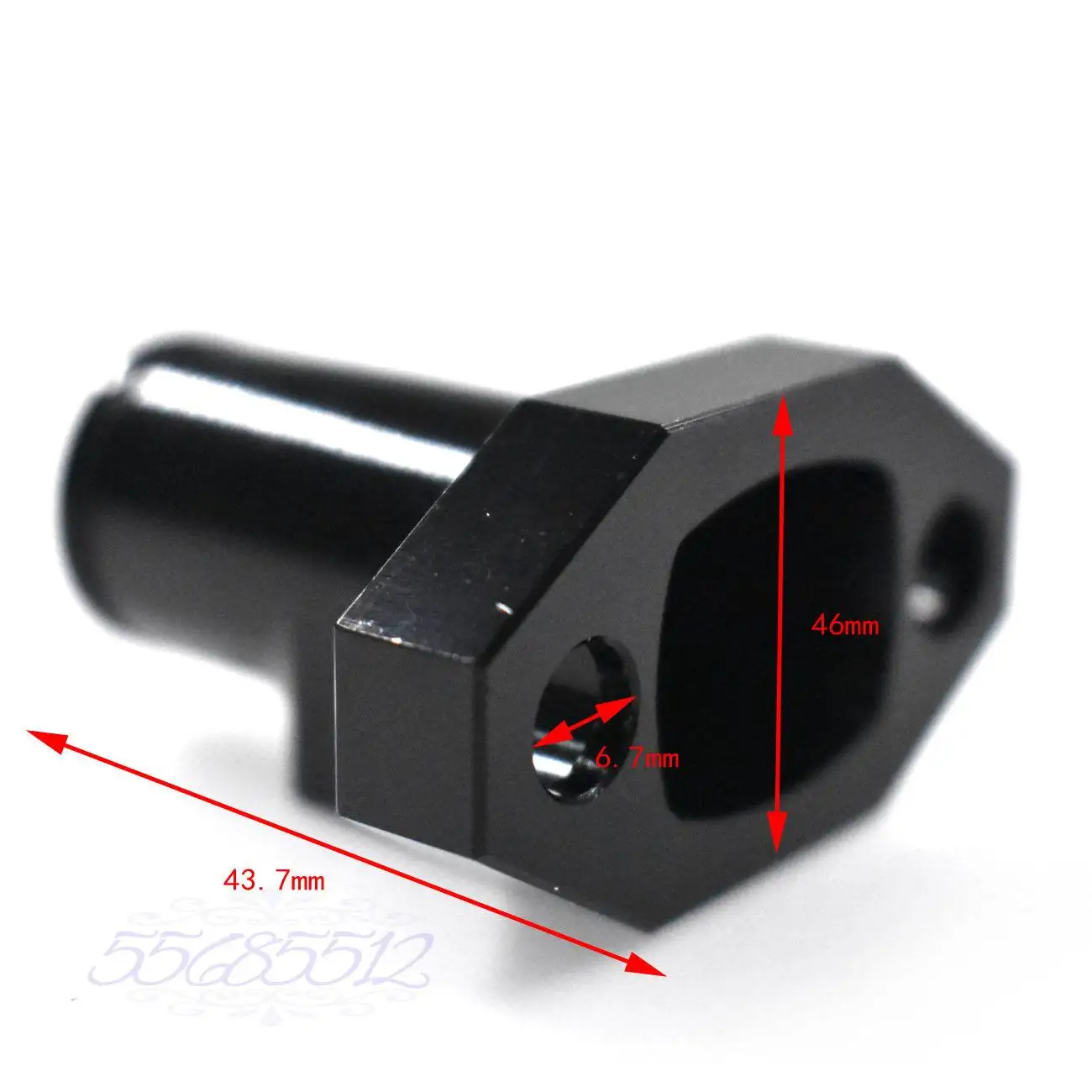 CNC черный впускной коллектор и комплект прокладок Свеча зажигания для 49cc 66cc