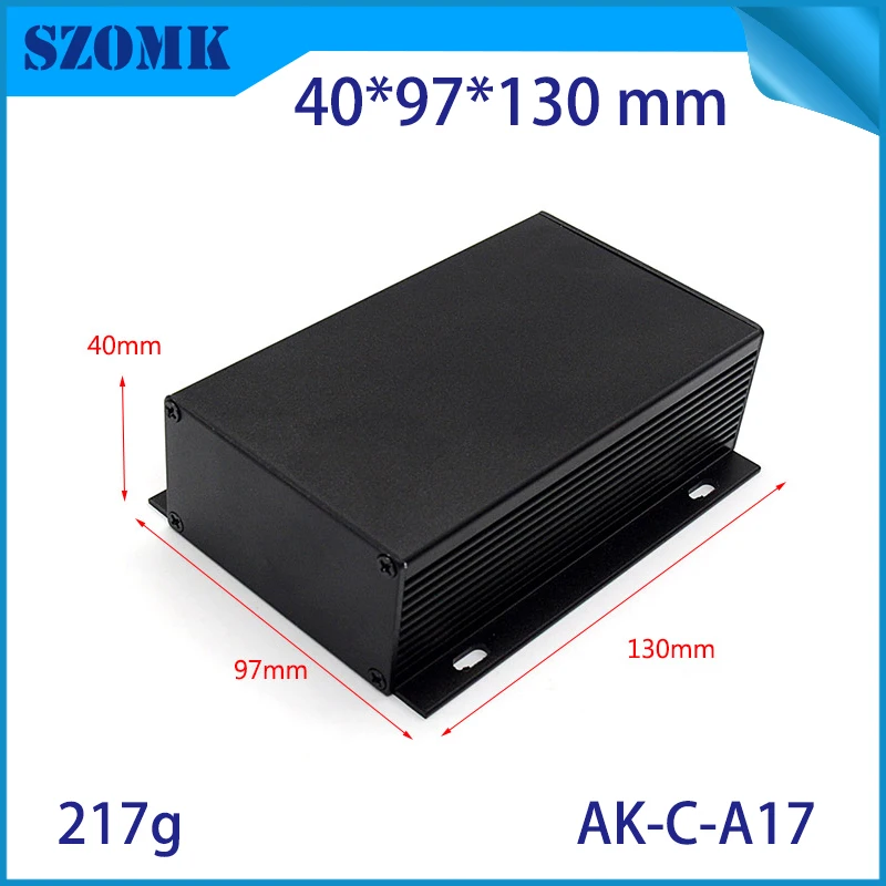 

10 шт./партия, алюминиевый корпус для электроники, 40x97x130 мм