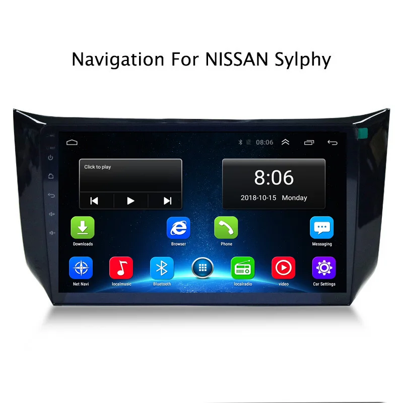 NAVITOPIA 10 1 дюймов 4G LTE WIFI головное устройство для Nissan Sylphy 2016 2017 2018 Android 6 0 2G + 32G
