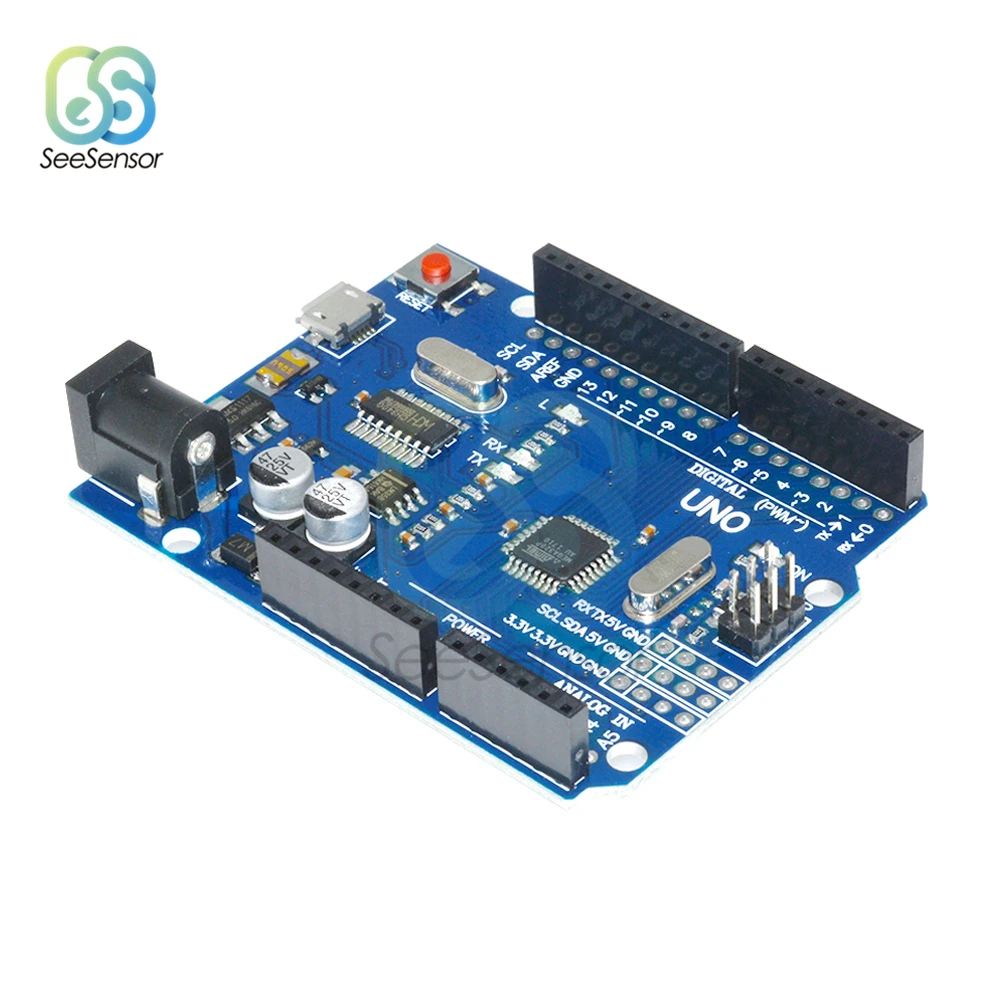 UNO R3 CH340G CH340 макетная плата MEGA328P ATMEGA328 ATMEGA328P-16AU модуль для Arduino Micro USB DIY Электронный