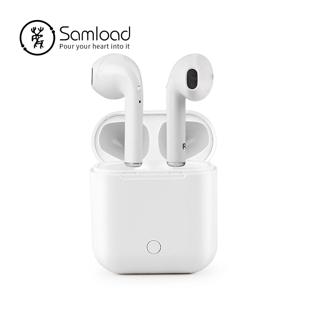 Samload TWS беспроводные Bluetooth наушники стерео гарнитура зарядная коробка для sony Apple iPhone X samsung наушники